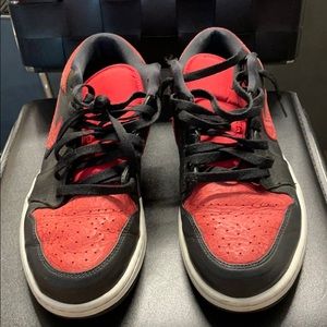 Red and Black Jordan 1s